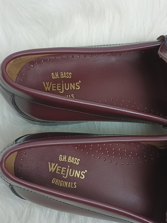 G.H. Bass Larson Weejuns (Style BAZW002)  Size 9.5 D Wine/burgundy leather main image 6